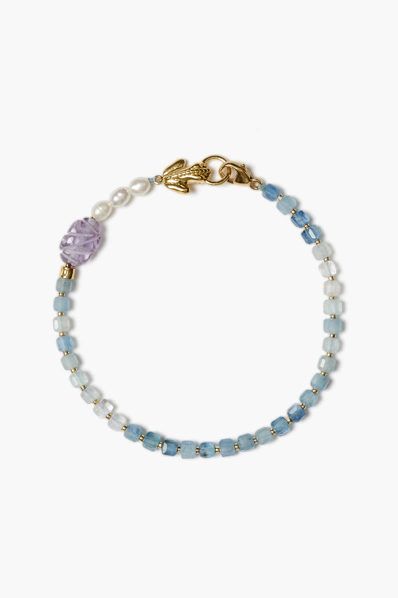 Lottie Bracelet Aquamarine Mix