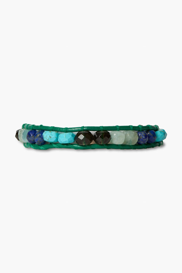 Wake Single Wrap Bracelet Green