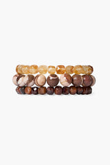 Sierra Bracelet Set Natural Multi