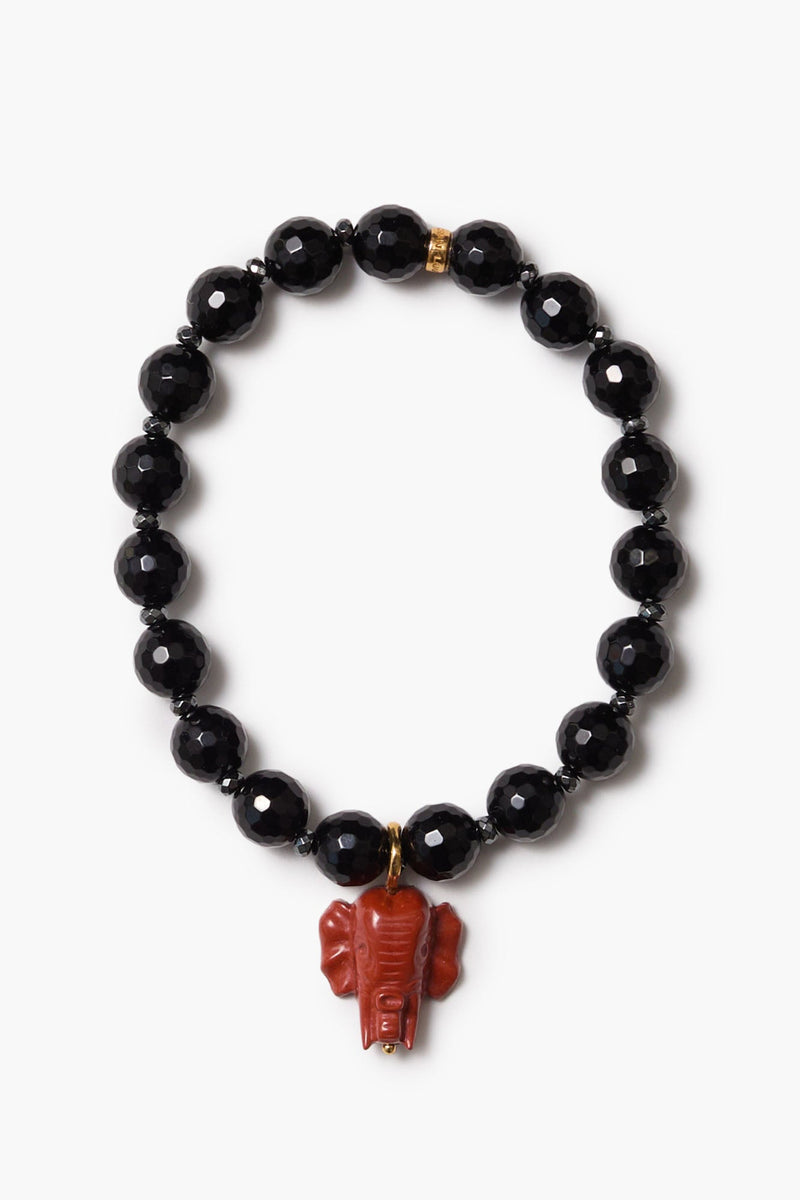 Elephant Bracelet Onyx