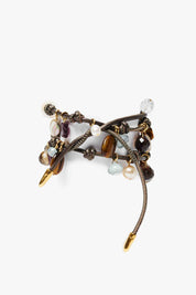 Lea Leather Three Wrap Bracelet Natural