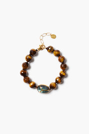 Scarab Bracelet Tiger's Eye