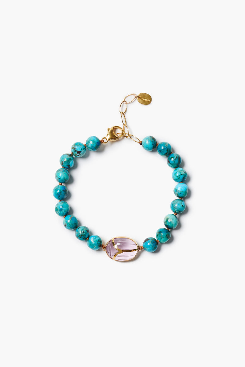Scarab Bracelet Turquoise