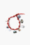 Gemma Charm Bracelet Red