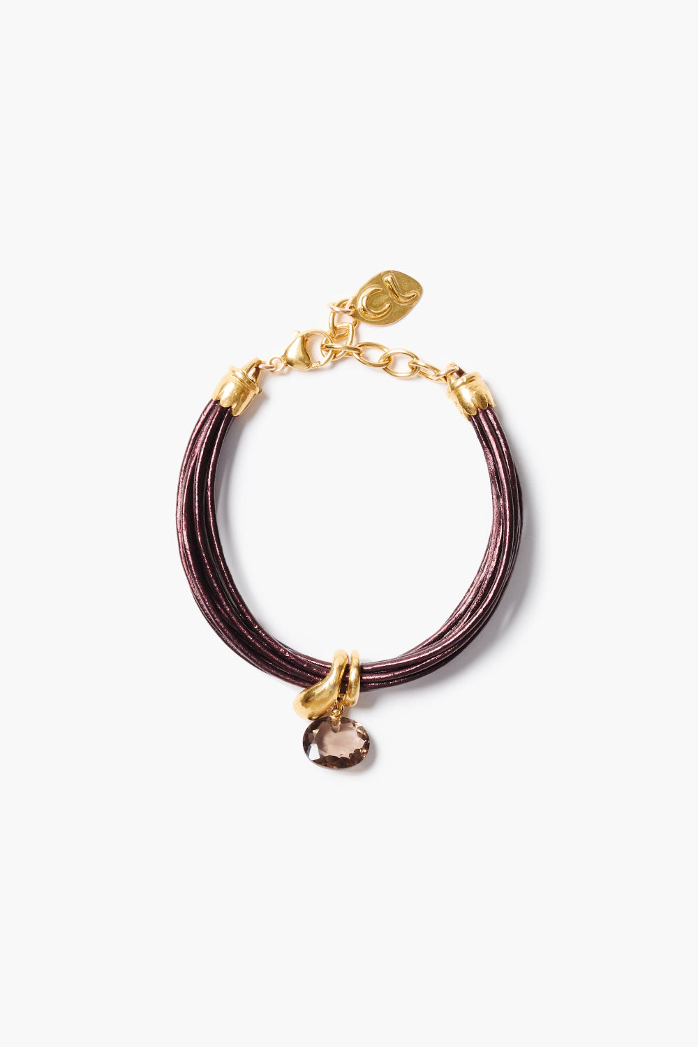 Serpentine Cord Bracelet Smoky Quartz – Chan Luu