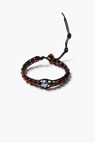Nile Single Wrap Bracelet Tiger's Eye