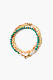 Trio Friendship Bracelet Set Malachite