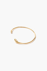Diamond Serpentine Cuff Yellow Gold