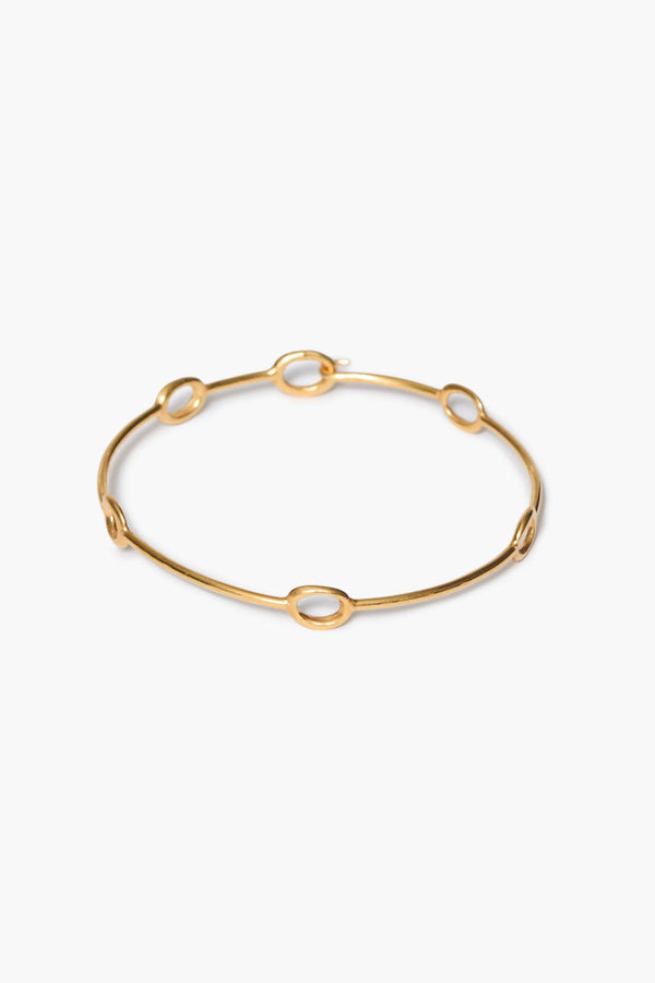 Mirage Open Link Bangle Gold