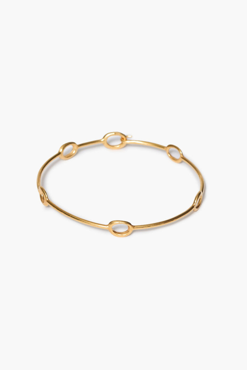 Mirage Open Link Bangle Gold