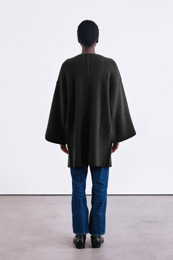 Vienna Wool Cashmere Coat Black