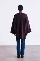 Vienna Wool Cashmere Coat Wine