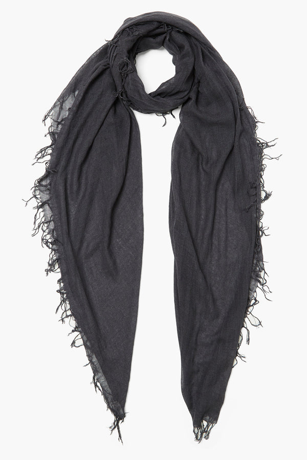 Cashmere and Silk Scarf Slate