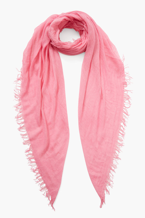 Sachet Pink Cashmere and Silk Scarf