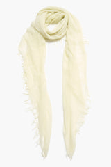 Cashmere and Silk Scarf Translucent Green