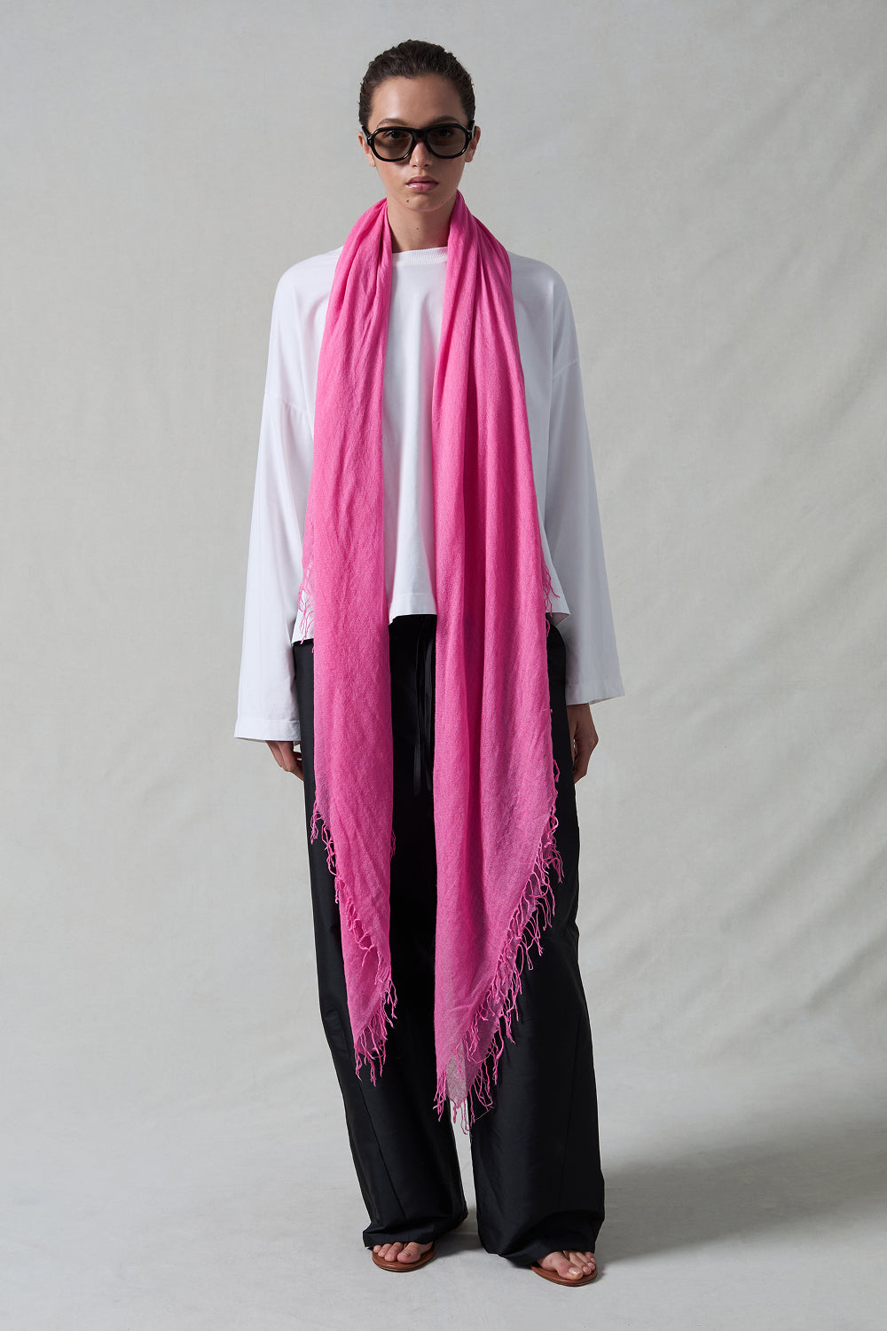 Cashmere and Silk Scarf Wild Orchid – Chan Luu