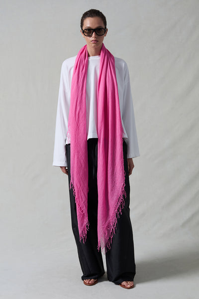 Cashmere and Silk Scarf Wild Orchid