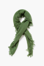 Micro Cashmere Scarf Green