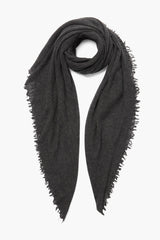 100% Cashmere Scarf Charcoal