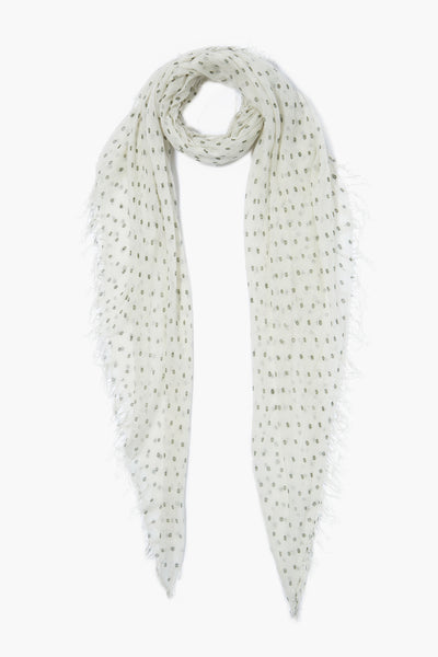 Kombu Dot Cashmere and Silk Scarf Chan Luu