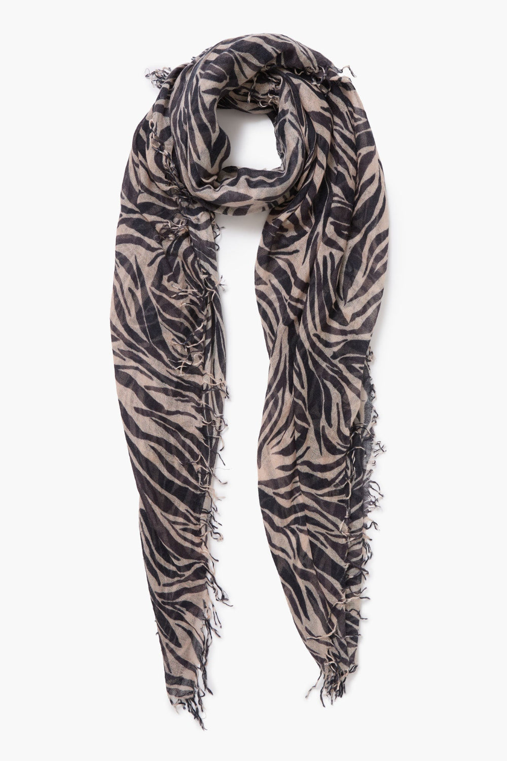 Cashmere and Silk Scarf Mahogany Zebra – Chan Luu