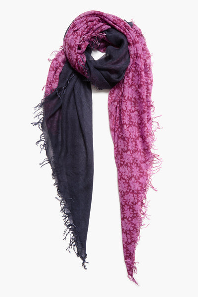 Cashmere and Silk Scarf Orchid Mix