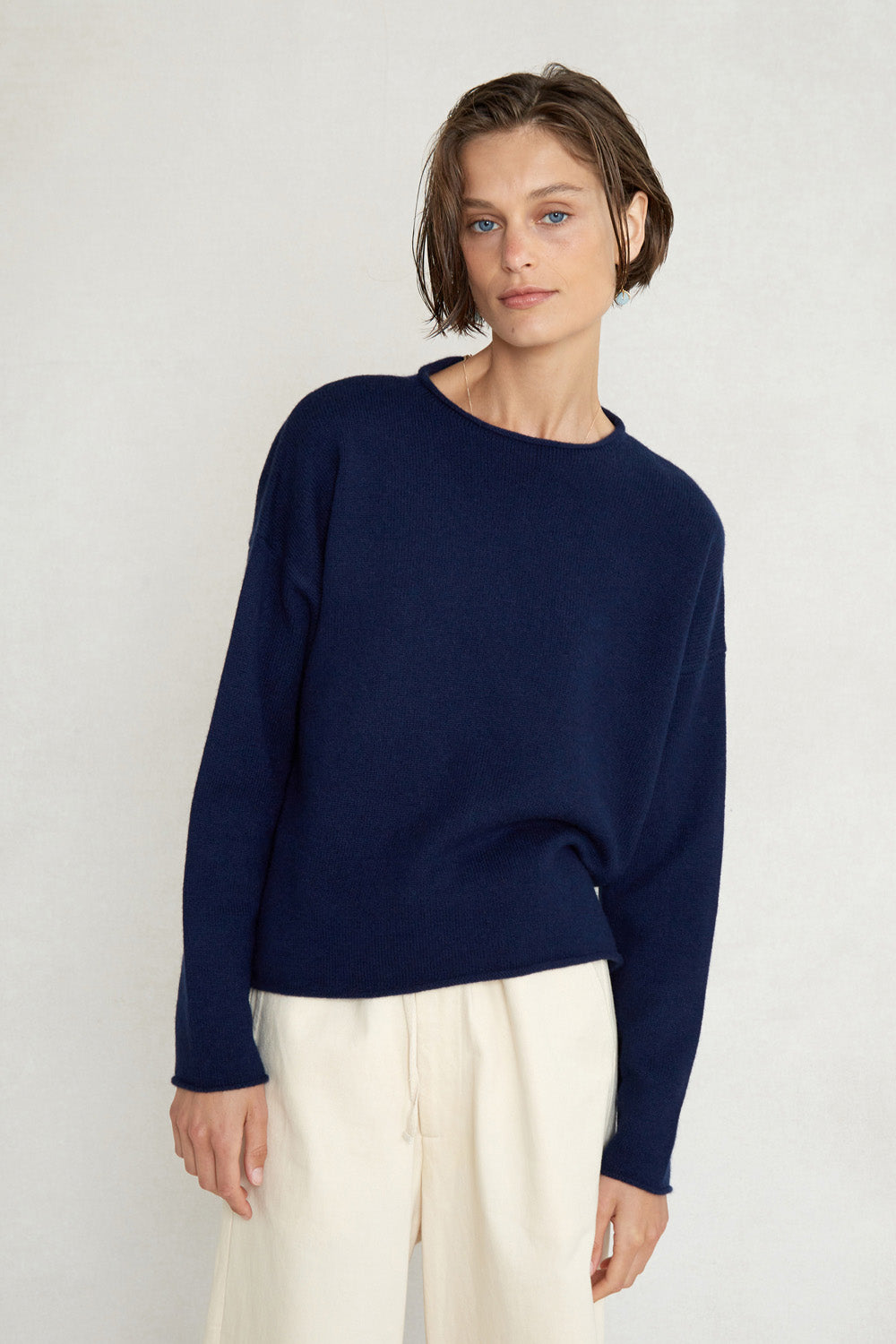 Jane Sweater Navy – Chan Luu