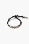 Abacus Single Wrap Bracelet Black