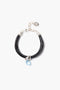 Serpentine Cord Bracelet Blue Topaz