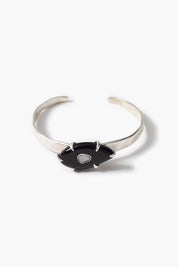 Pebble Cuff Bracelet Black Horn