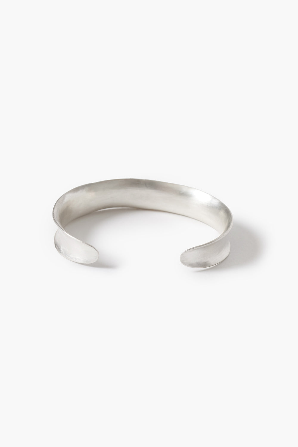 Curve Cuff Bracelet Green Amethyst