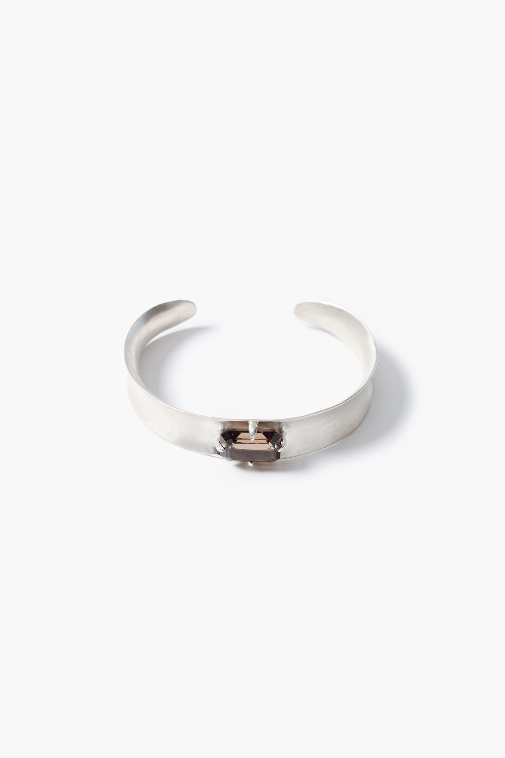 Curve Cuff Bracelet Smoky Quartz