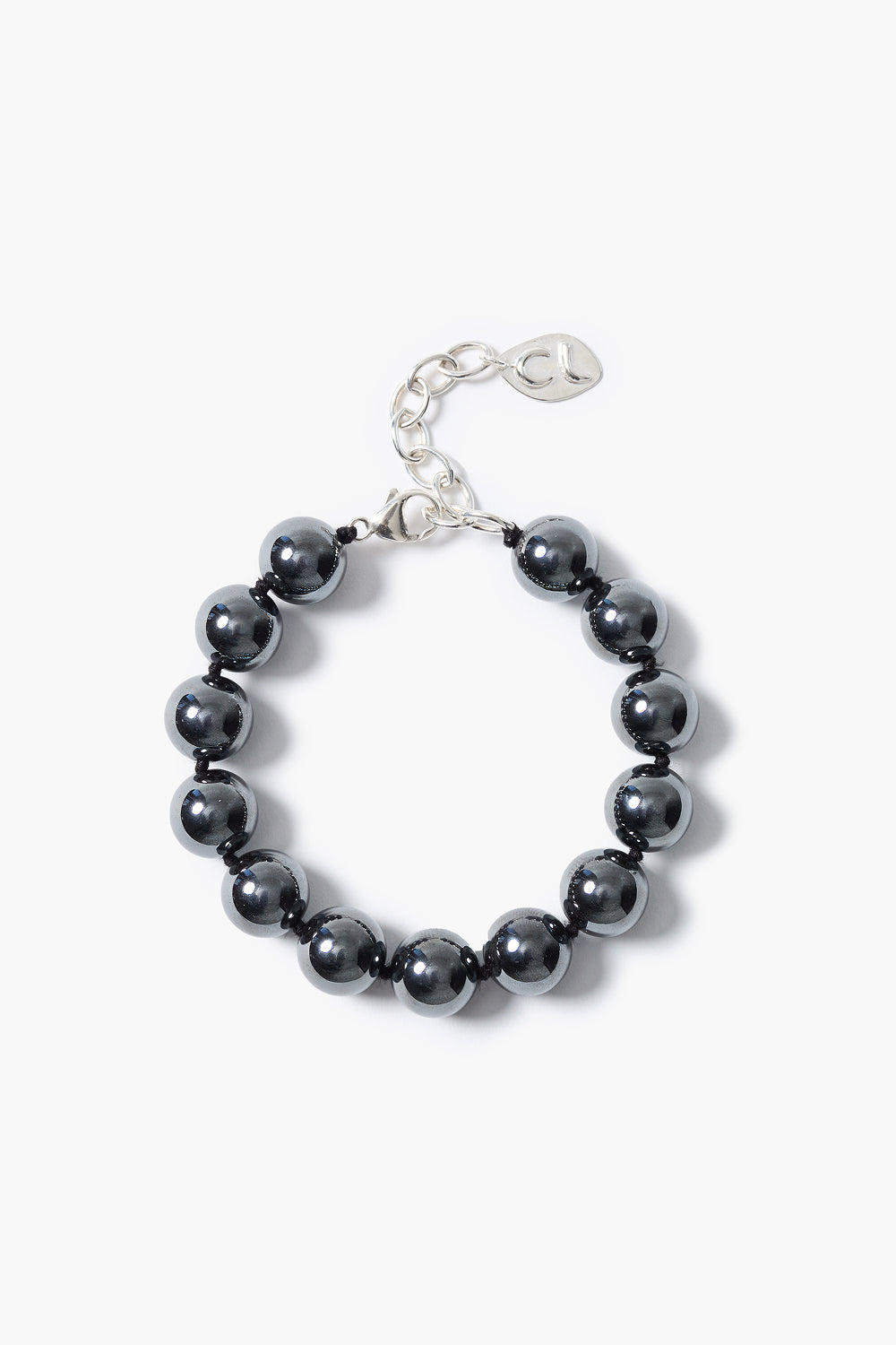 Knot Bracelet Hematite
