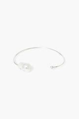 Nigella Diamond Cuff White Pearl