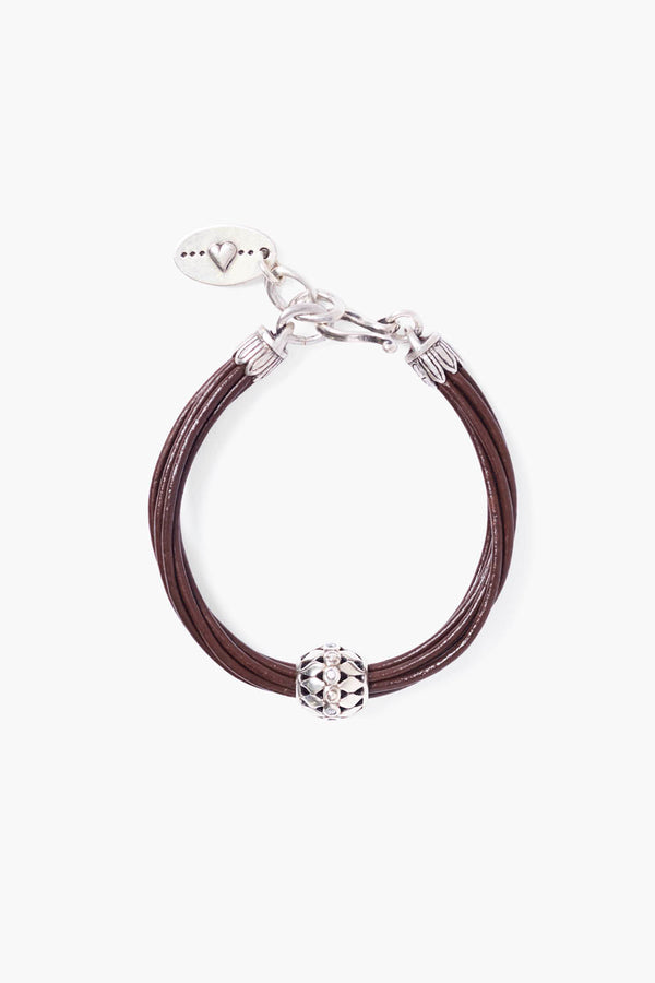 James Leather Bracelet Brown