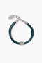 James Leather Bracelet Green