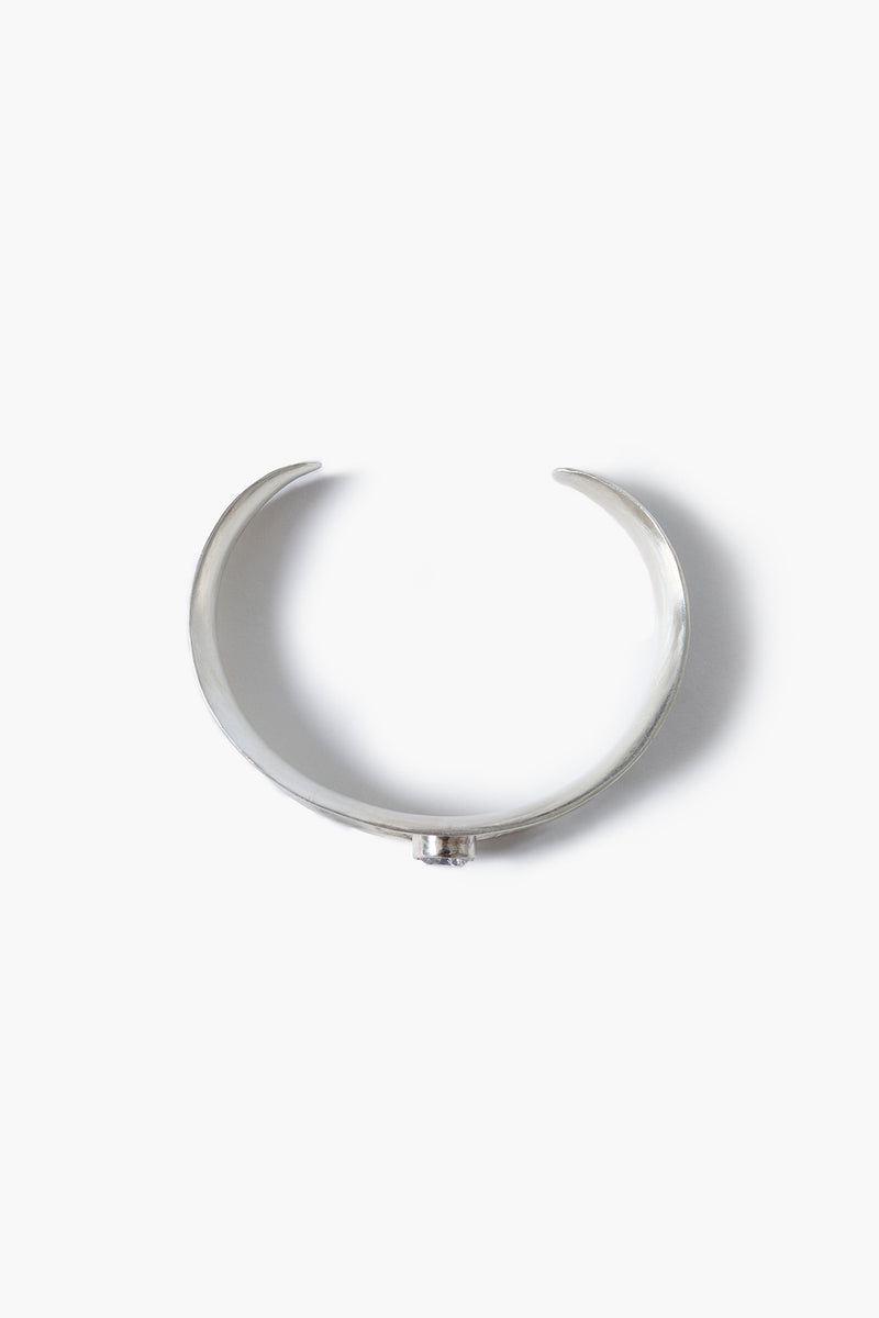 Curve Cuff Bracelet White Sapphire