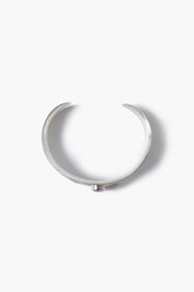 Curve Cuff Bracelet White Sapphire