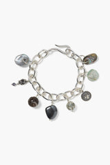 Portia Charm Bracelet Silver Mix