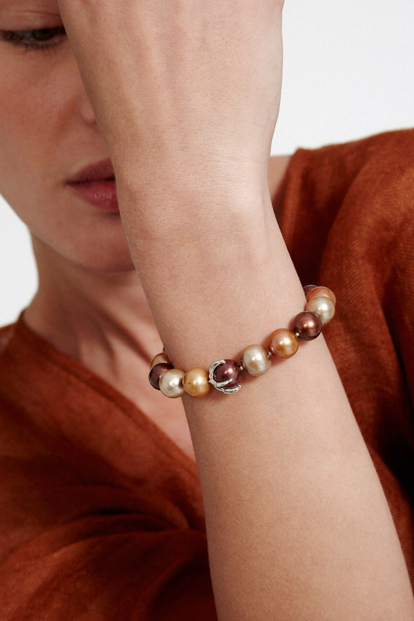 Lark Bracelet Champagne Pearl Mix