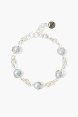 Lark Chain Bracelet Grey Pearl