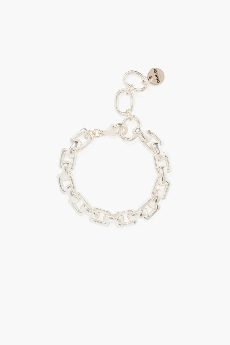 Ellis Chain Link Bracelet Silver