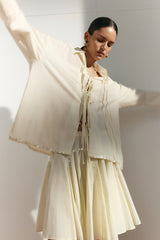 Shoelace Shirt Ivory