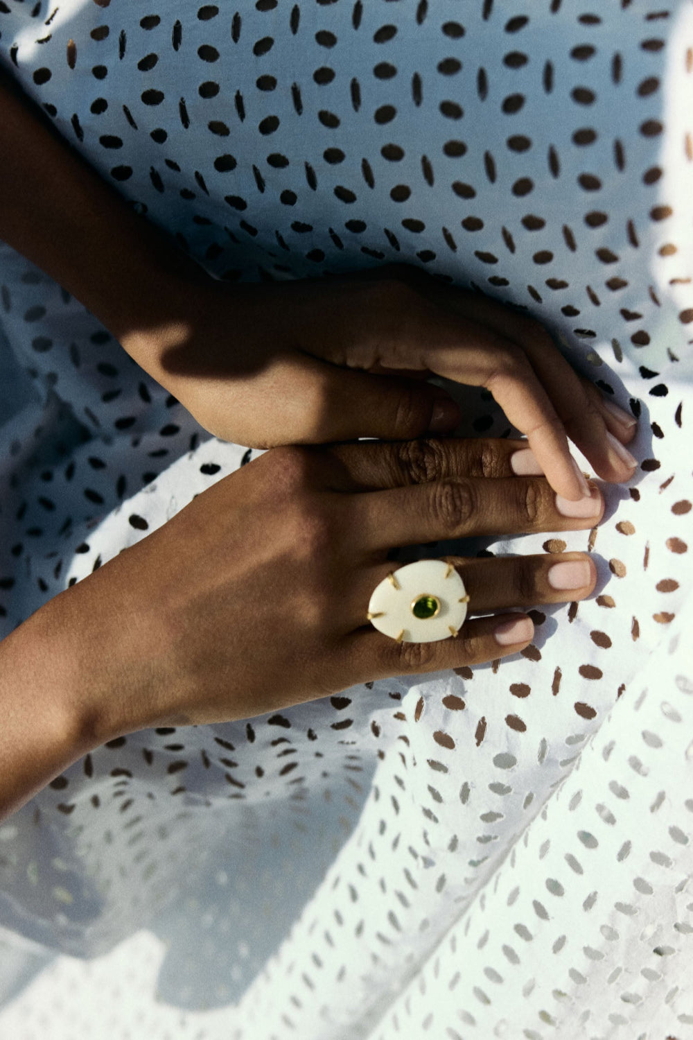 Pebble Ring Peridot