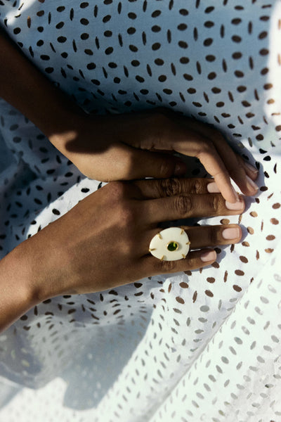 Pebble Ring Peridot