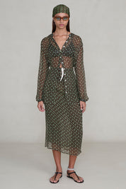 Tethered Button Up Shirt Espresso