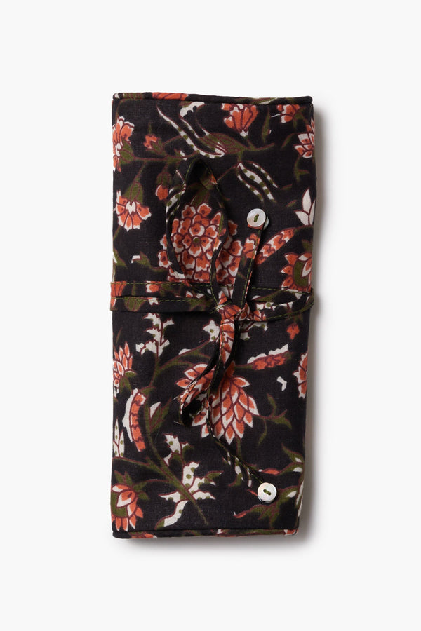 Jewelry Roll Up Case Ink