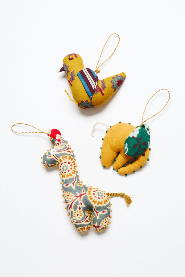 Baby Elephant Ornament Multi