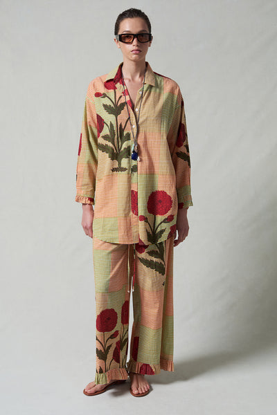 Dandelion Printed Set Multi Check