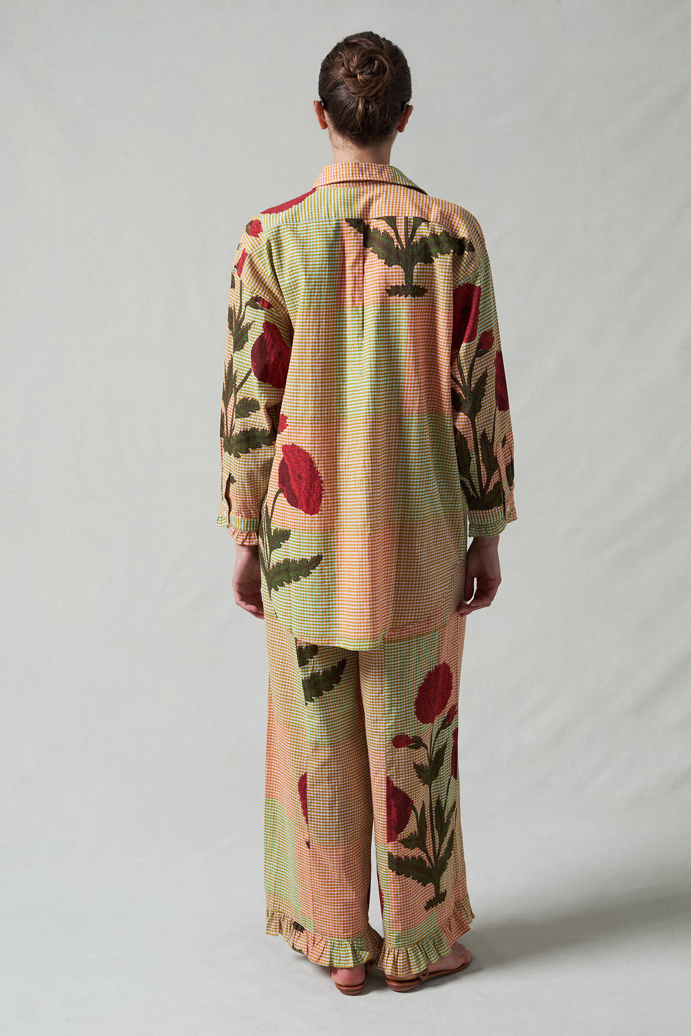 Dandelion Printed Set Multi Check